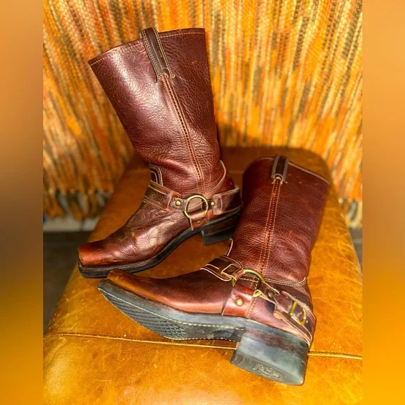 Frye | Shoes | Frye Vintage Harness Cognac Brown Leather  display picture 2